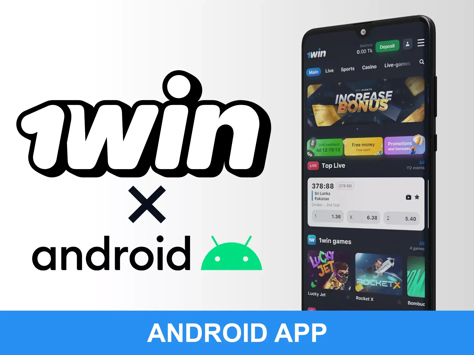 Software from 1Win for Android devices.