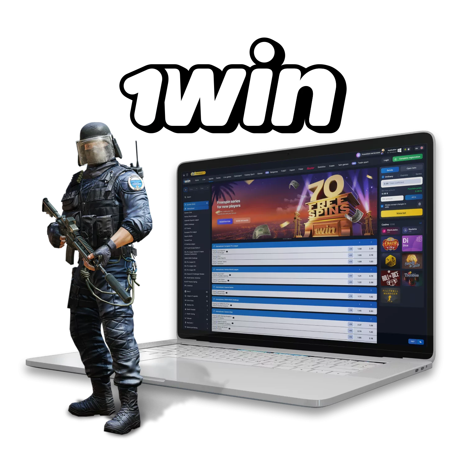 Place bets on esports and win on 1Win.