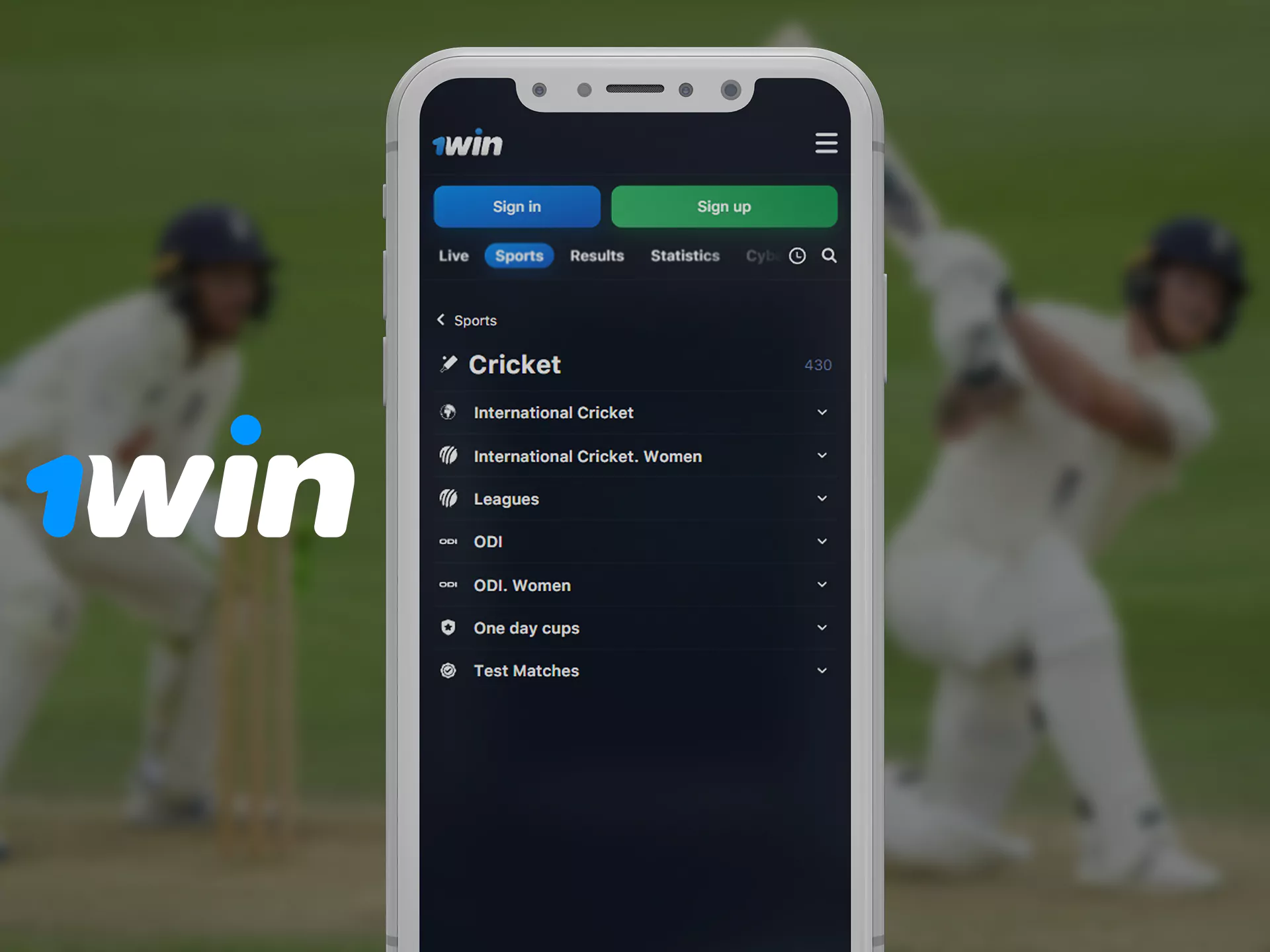 Bet on your favourite cricket team at 1win.