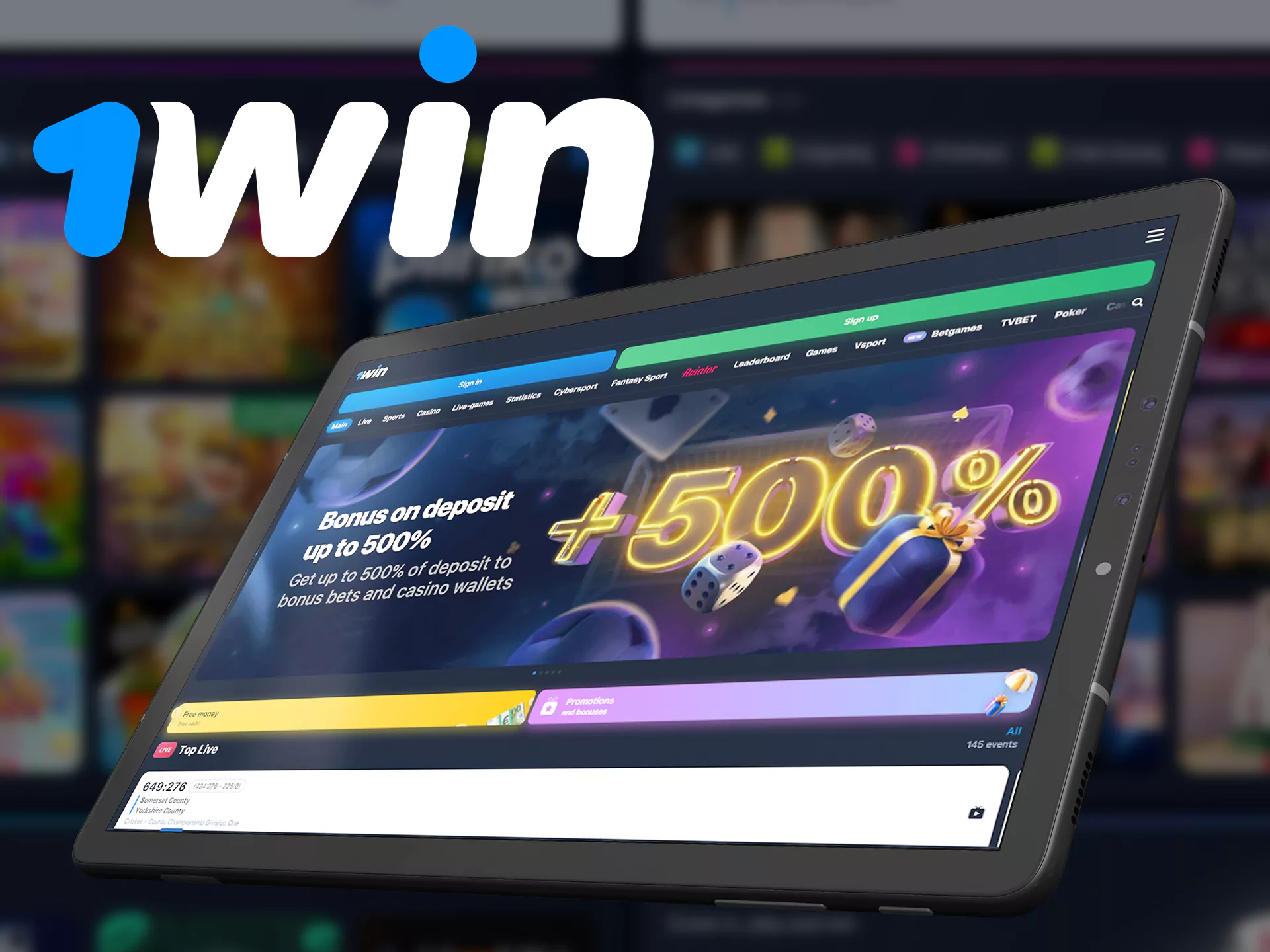 You can use 1win website on any device with browser.
