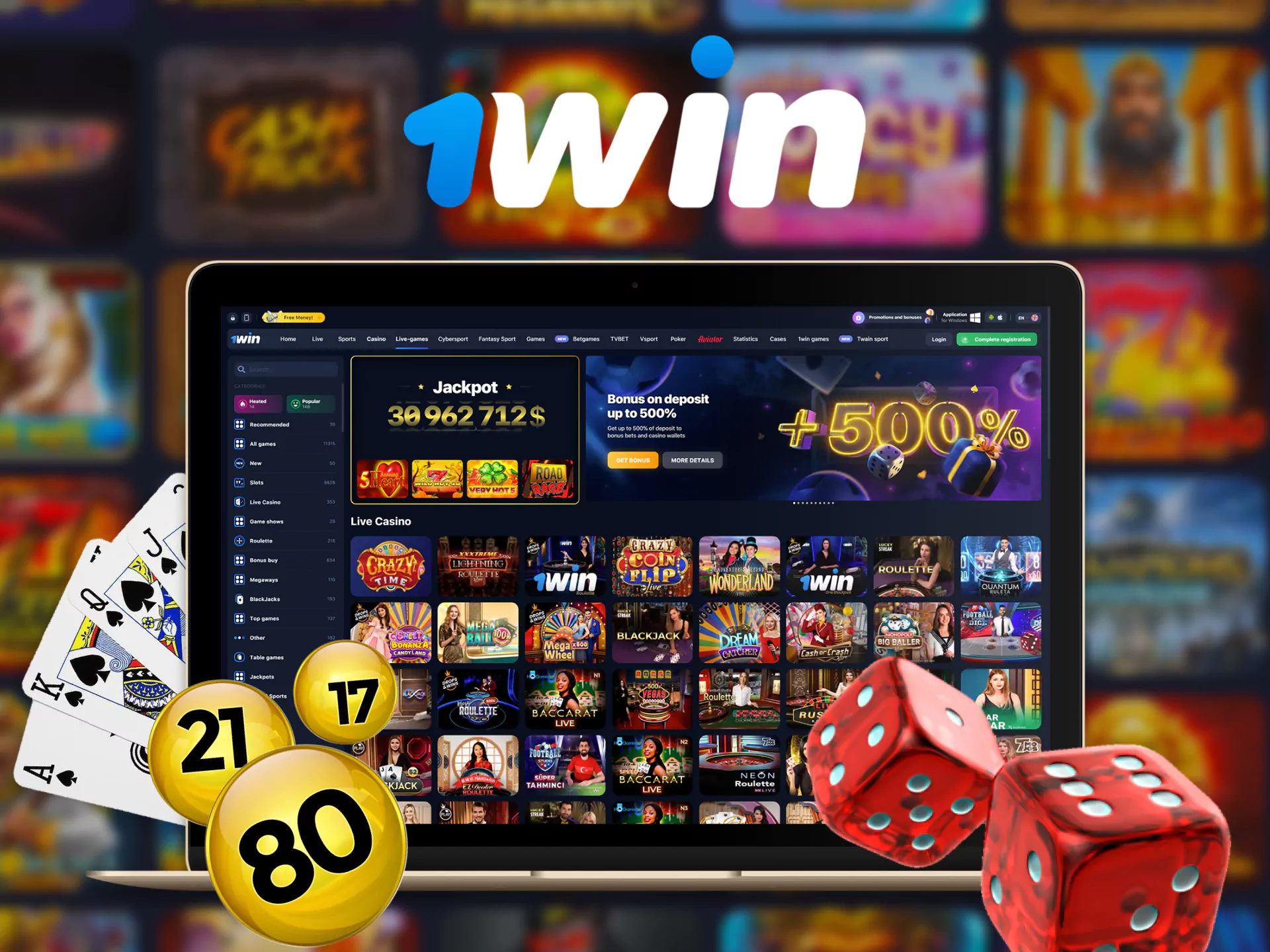 1Win Live Casino: Games, Bonus BDT 120,400