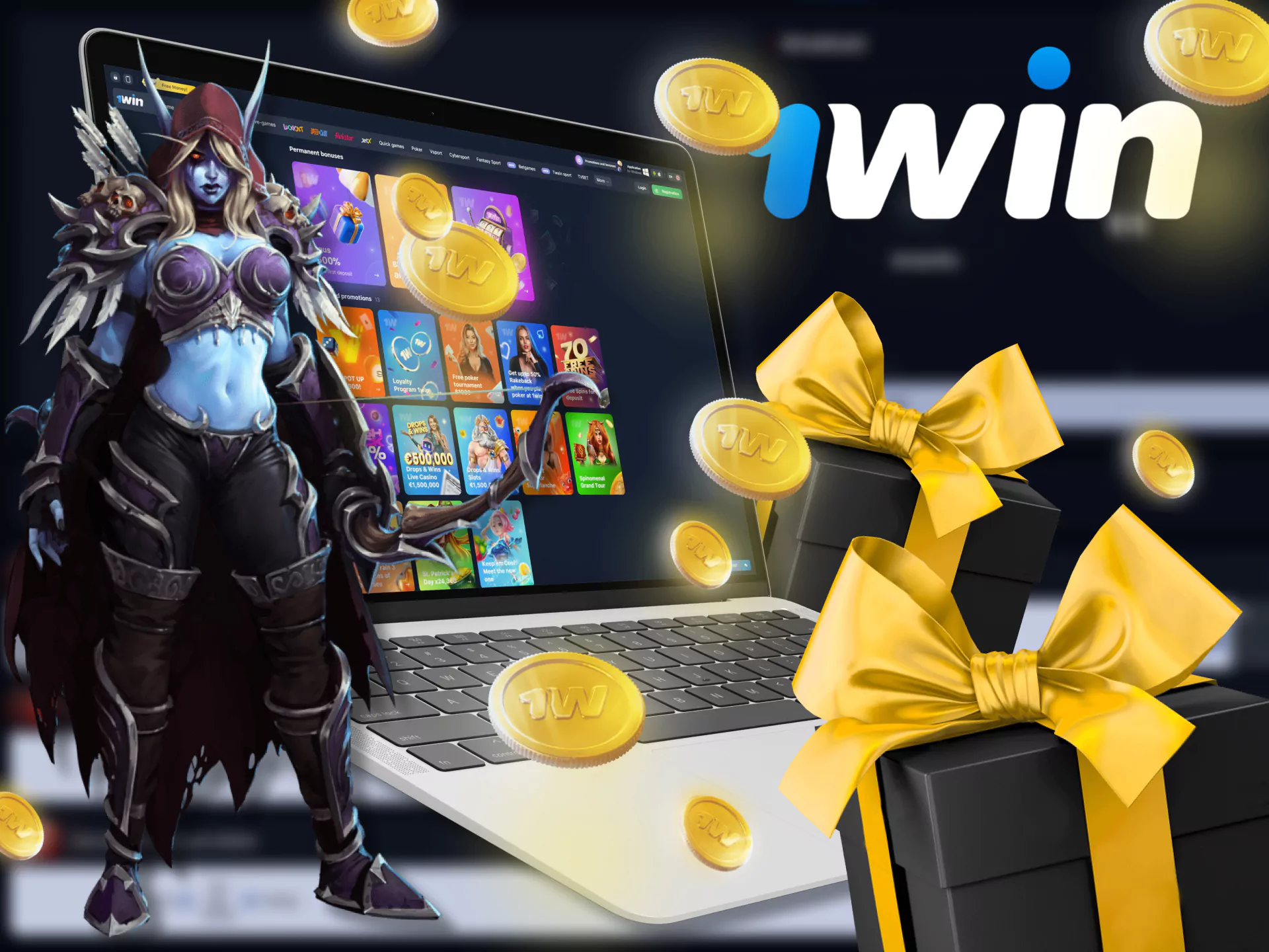 At 1Win, get a special bonus for betting on DOTA 2.