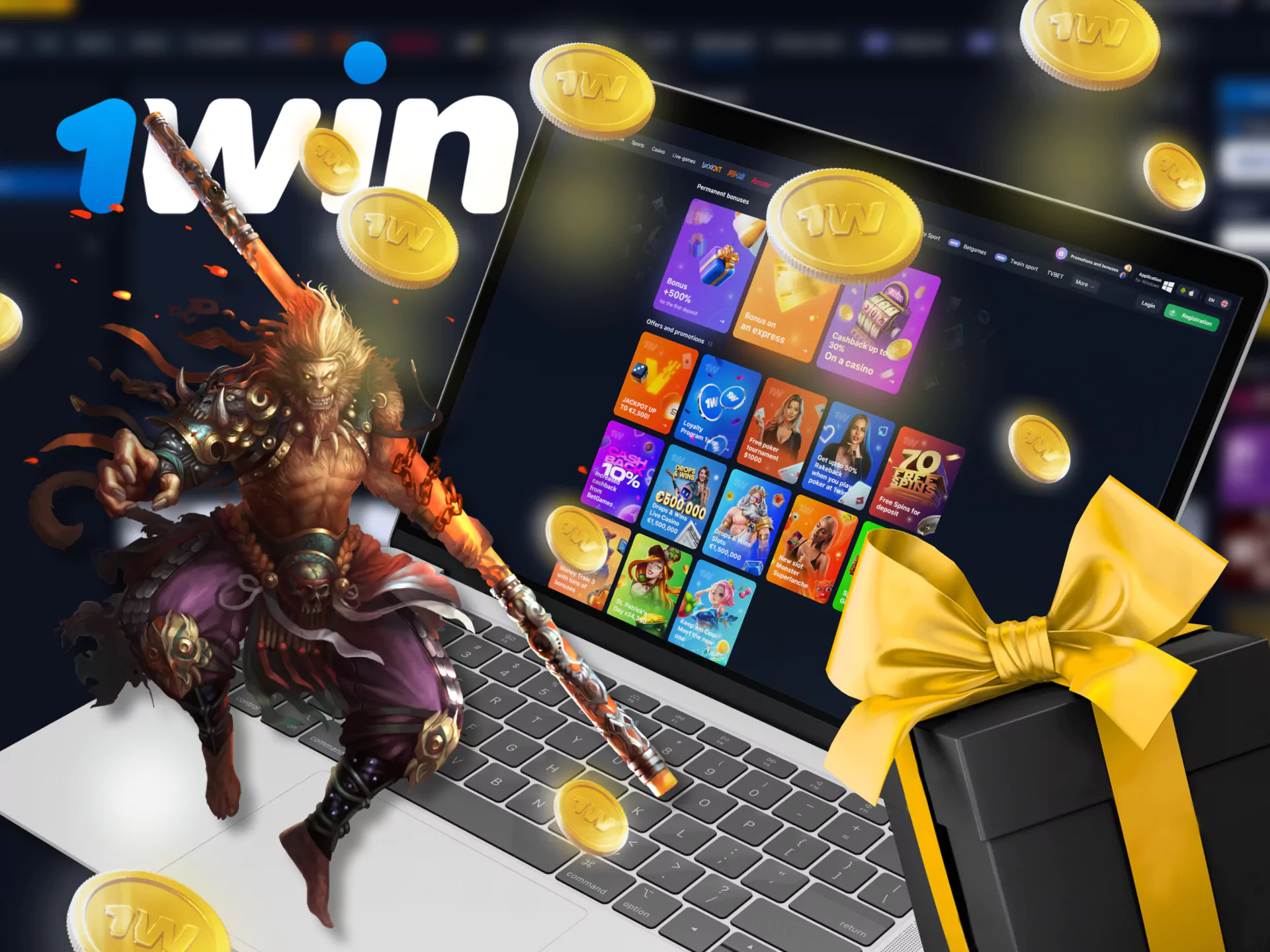 At 1Win, get a special bonus for betting.