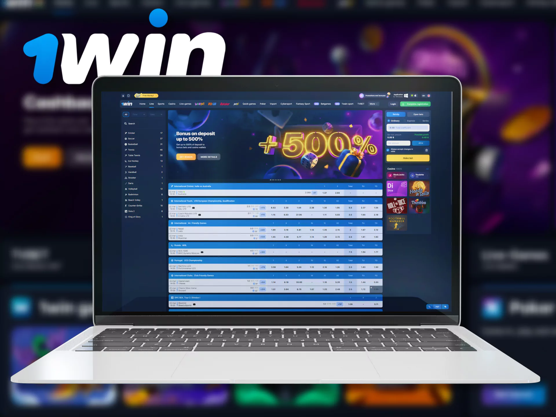 1win App for PC, Download Client for Windows 2025