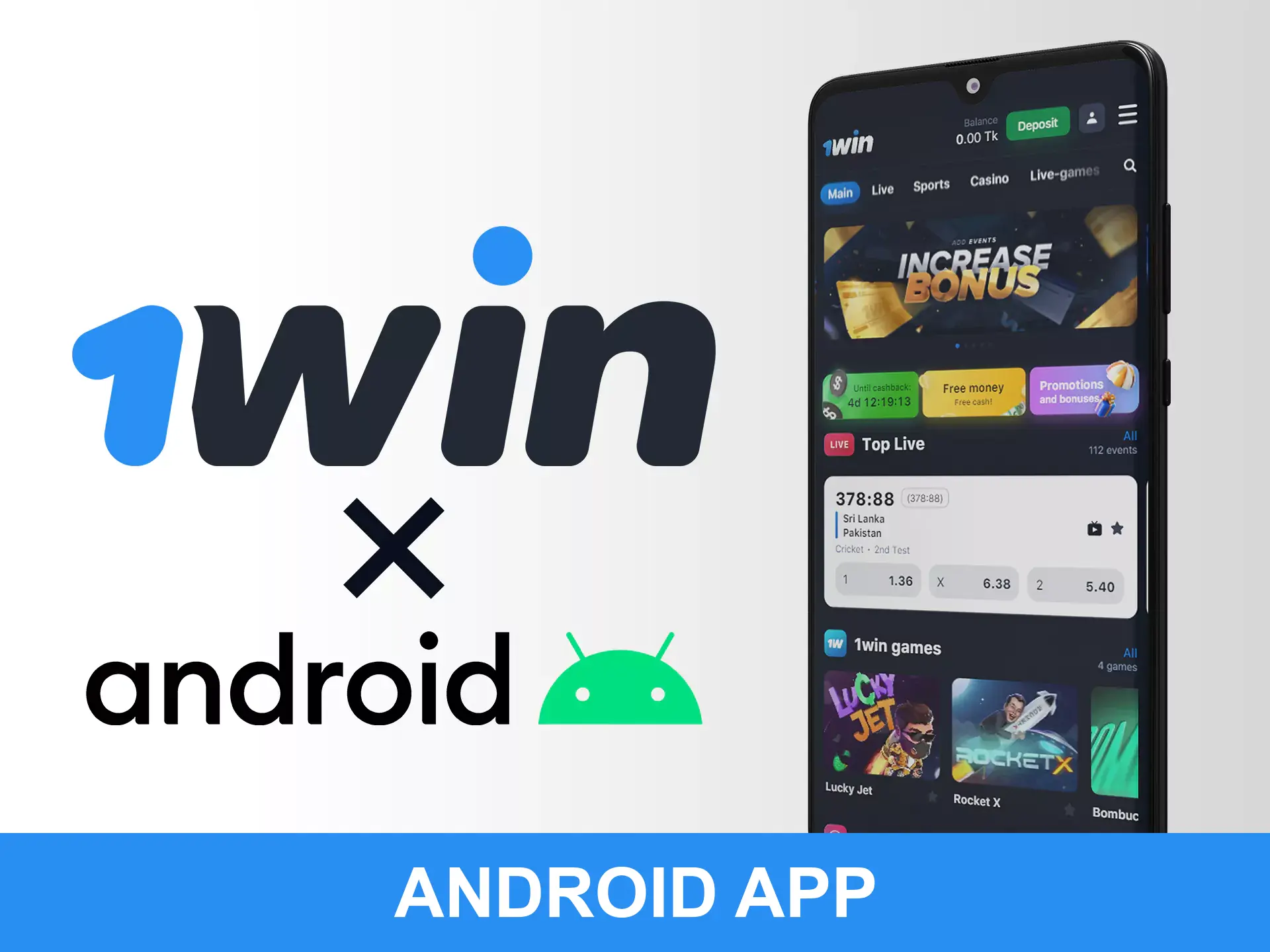 Software from 1Win for Android devices.