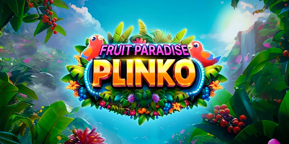 Play Fruit Paradise Plinko and win with 1win casino.