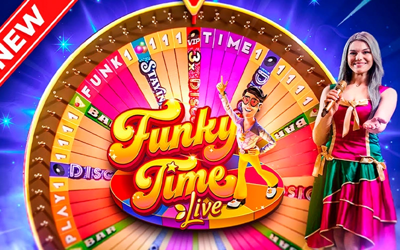 Bet live in Funky Time with 1win.