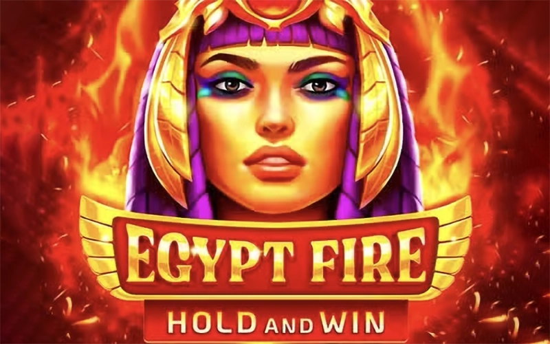 A slot game Egypt Fire with an Egyptian theme on 1win.