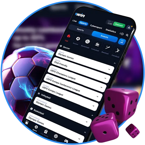 Sports betting and thousands of games are available on the 1win app.