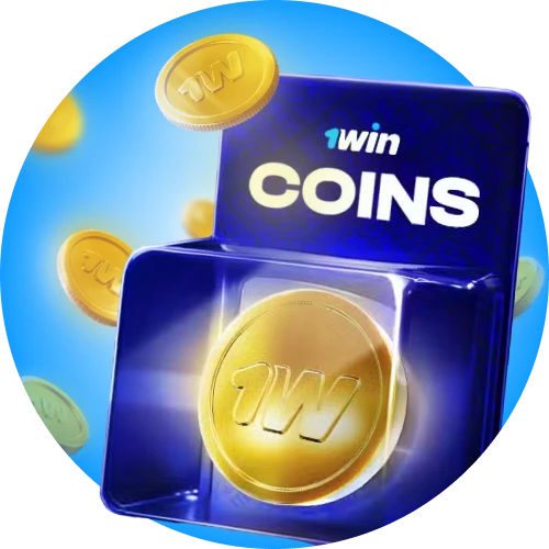 Earn 1Win coins and spend them for sports and casino.